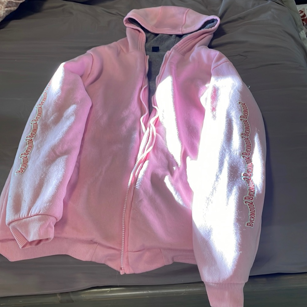 Backwoods sweater, pink, size XL